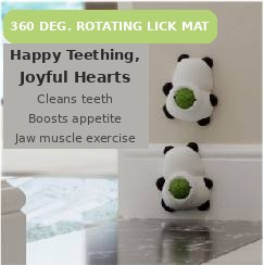 Panda Lick Mat (PL011) — wholesale pet lick mat